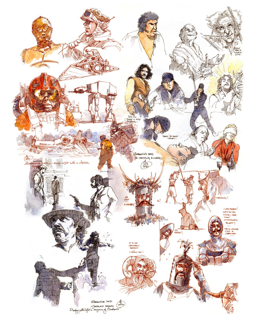 DAILY SKETCHES - FILMS