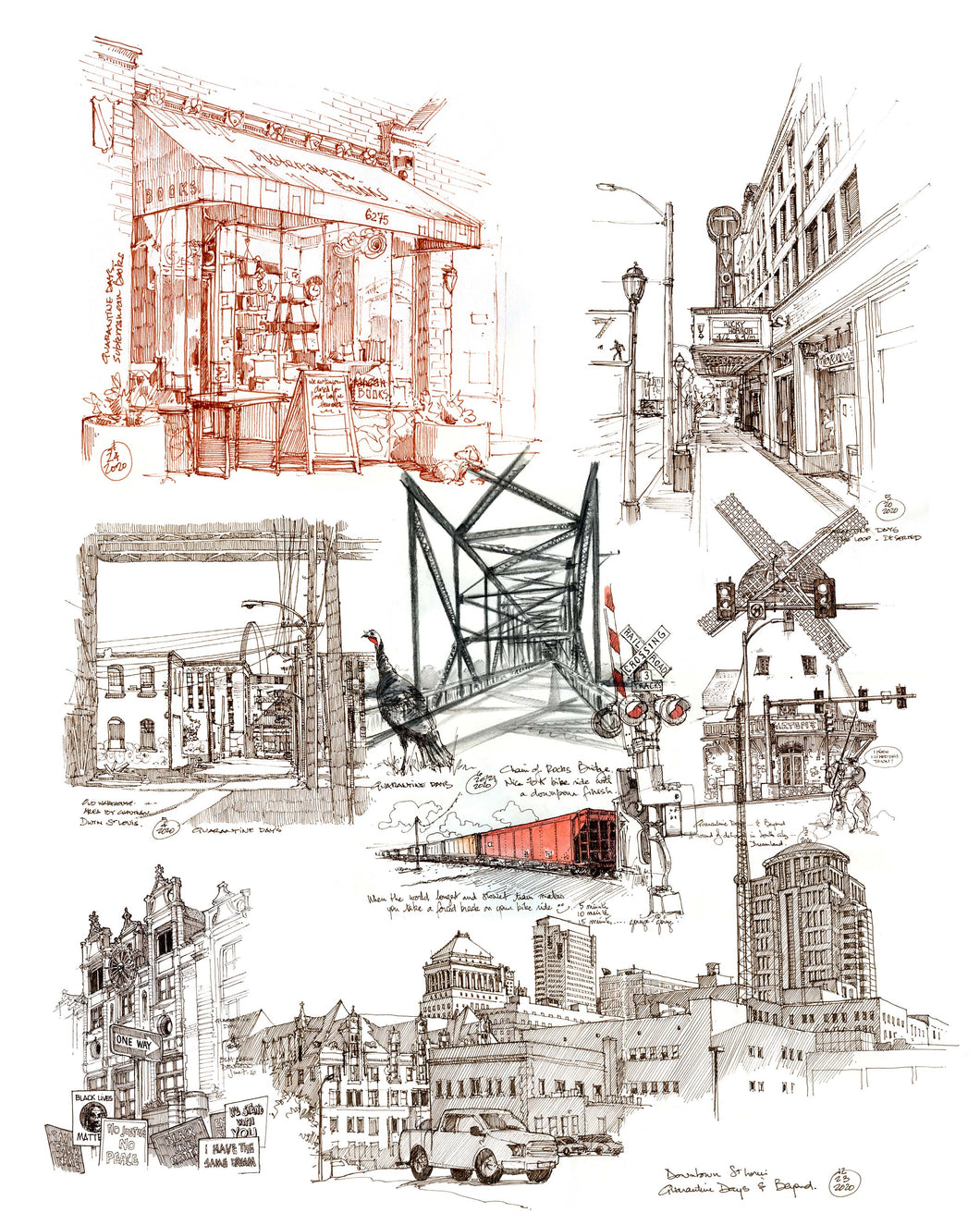 DAILY SKETCHES - SAINT LOUIS